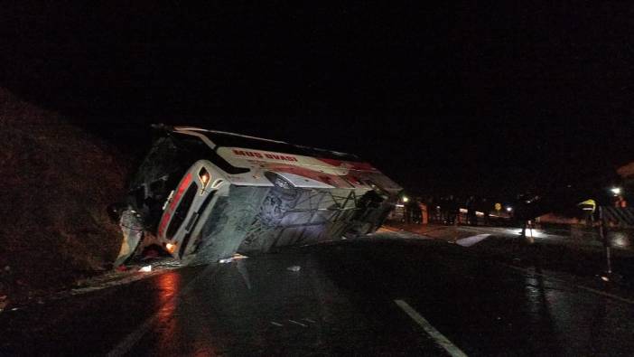 Kayseri'deki otobüs kazasında 35 yaralı taburcu oldu