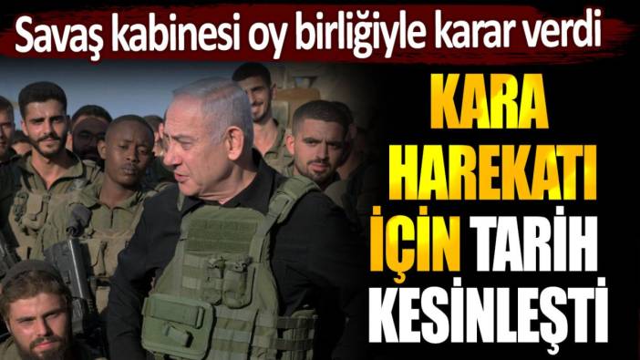 Gazze'ye kara harekatı için tarih kesinleşti: Netanyahu canlı yayında böyle duyurdu...