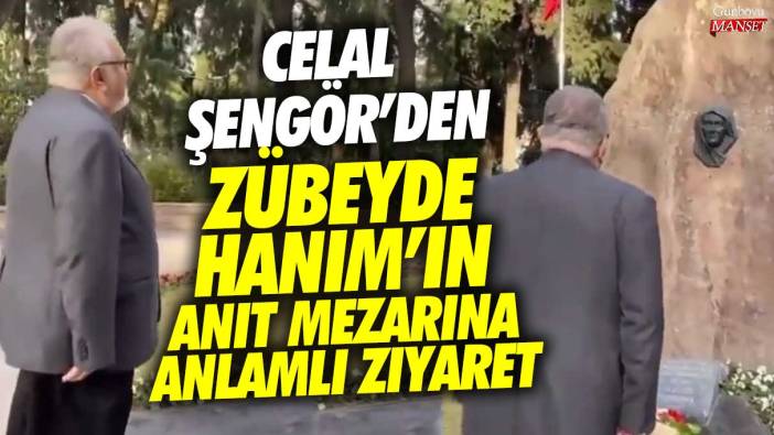 Celal Şengör'den Zübeyde Hanımın anıt mezarına anlamlı ziyaret