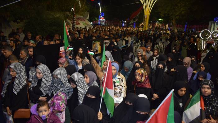 Batman’da HÜDA PAR’dan İsrail protestosu