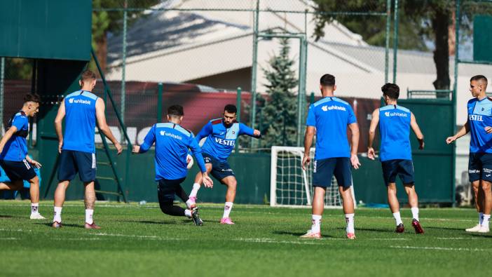 Trabzonspor, Fatih Karagümrük maçının hazırlıklarını tamamladı