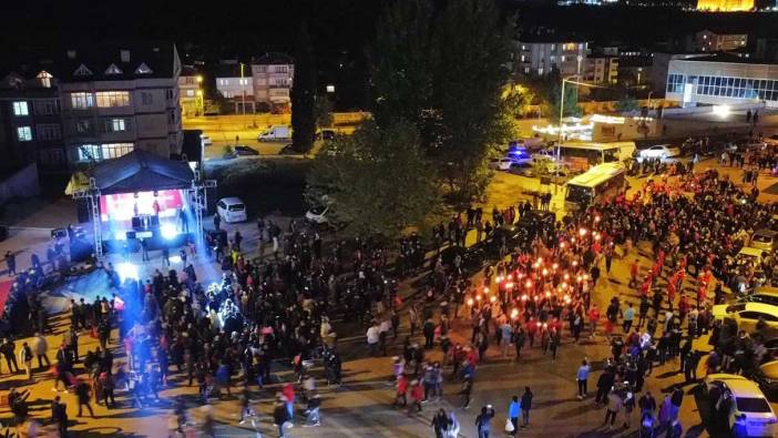 Karabük'te fener alayı düzenlendi