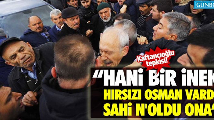 CHP'li Muharrem Erkek: "Hani bir inek hırsızı Osman vardı sahi N'oldu ona"