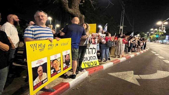 İsrail’de esir protestoları sürüyor