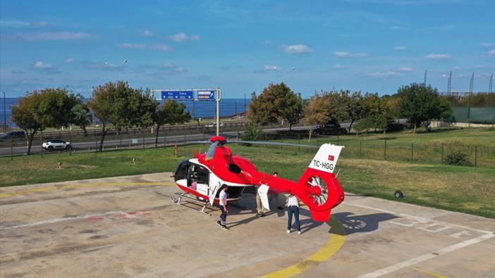 Karadeniz'de ambulans helikopterle 9 ayda 198 hasta taşındı