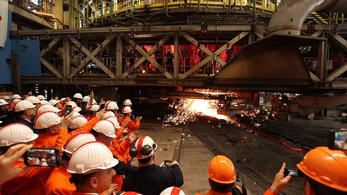 Erdemir’in Türk mühendislerinin katkılarıyla inşa ettiği ‘Zübeyde’de ilk üretim gerçekleşti