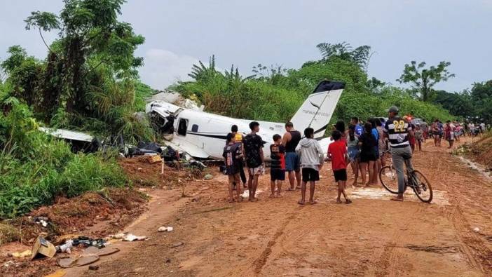 Brezilya'da uçak düştü: Çok sayıda ölü var!