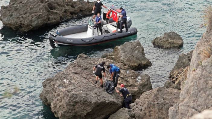 Antalya falezlerde kadın cesedi bulundu