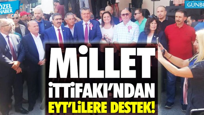 CHP ve İYİ Parti'den EYT'lilere destek!