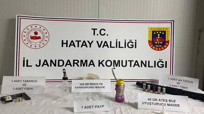 Hatay'da uyuşturucu ele geçirildi