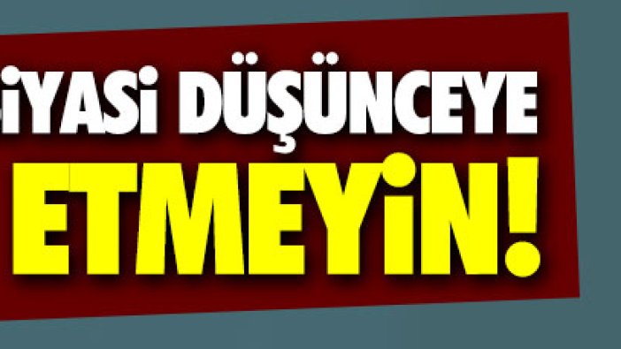 Şanışer: "Hiçbir siyasi düşünceye tek başına mal etmeyin"