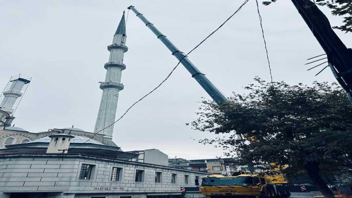 Bahçelievler’deki bir caminin minareleri kısaltılıyor