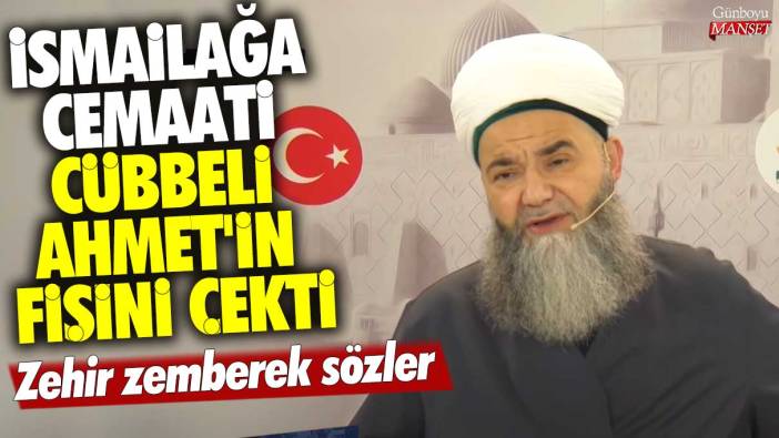 İsmailağa Cemaati Cübbeli Ahmet'in fişini çekti! Zehir zemberek sözler