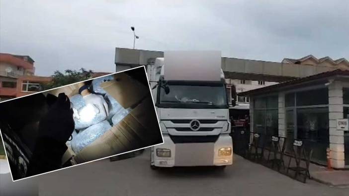 Cinayet hükümlüsü TIR şoförü, kilolarca uyuşturucuyla yakalandı