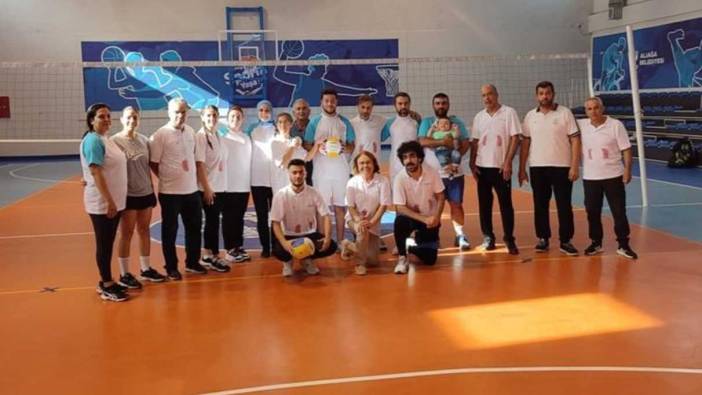 Aliağa'da sağlık için voleybol