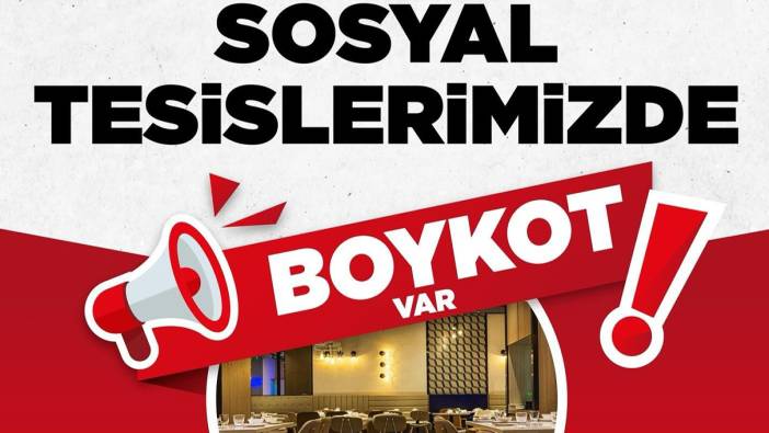 Belediye'den İsrail ürünlerine boykot kararı