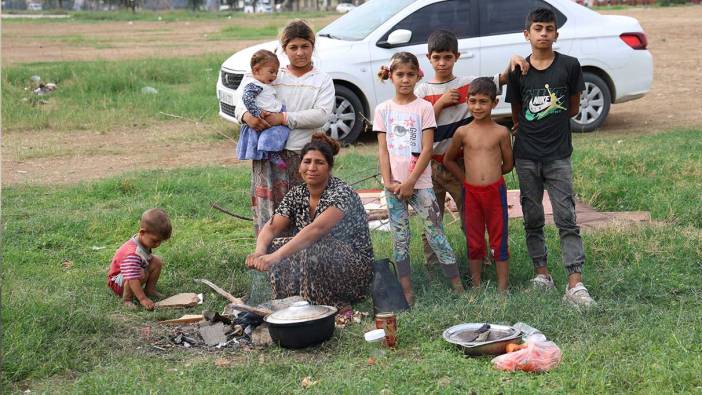 Ev kirasını ödeyemedi! 8 çocuğuyla sokakta kaldı