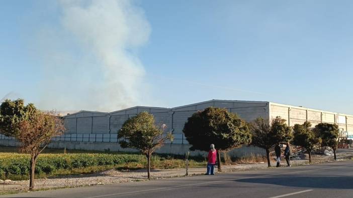 Kahramanmaraş'ta fabrika yangını