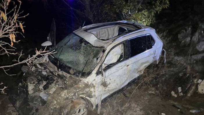 Tunceli’de otomobil uçuruma yuvarlandı: 5 yaralı