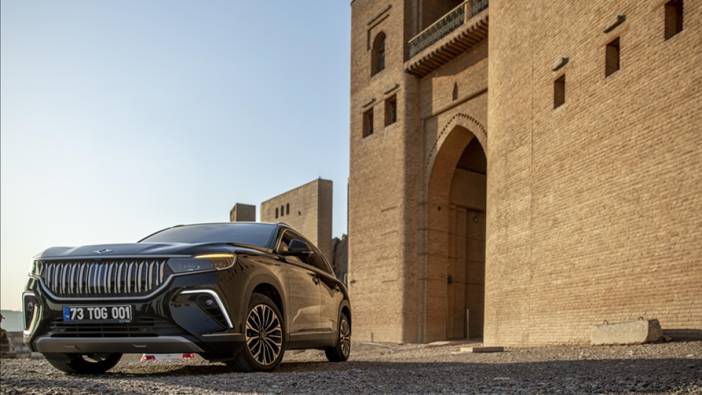 Türkiye'nin yerli otomobili Togg, Erbil sokaklarında tanıtıldı