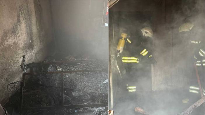 Erzincan'da tek katlı ev yangında kullanılamaz hale geldi