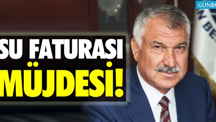 CHP'li Zeydan Karalar'dan su faturası müjdesi!