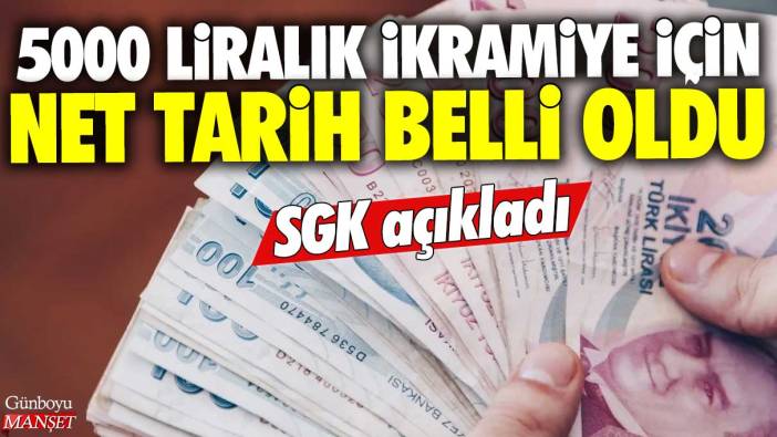 SGK açıkladı: Emekliye 5000 liralık ikramiye için net tarih belli oldu