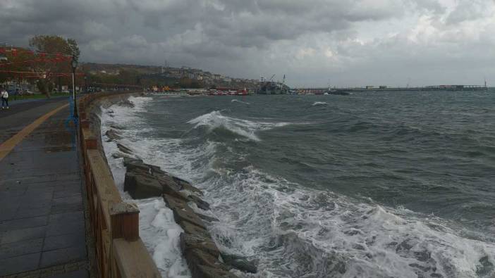 Tekirdağ'da şiddetli lodos