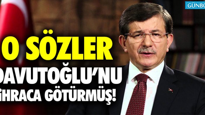 Ahmet Davutoğlu AKP'den neden ihraç edildi?