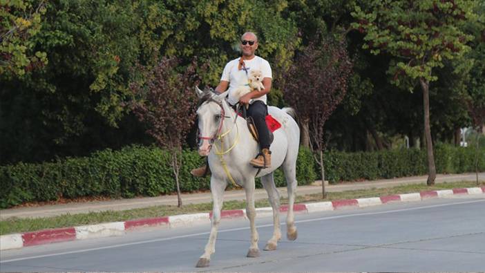 Hataylı depremzede ağır hasar alan barakadan kurtardığı atını yanından ayırmıyor