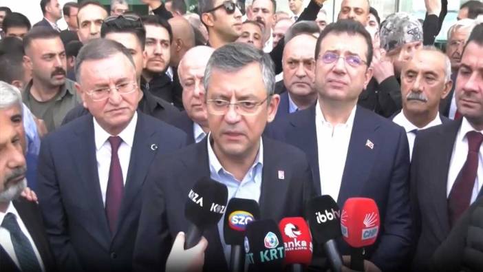 Özgür Özel ve Ekrem İmamoğlu Hatay'da