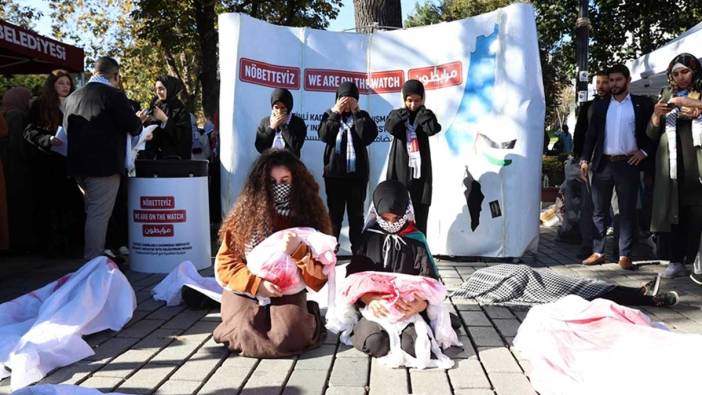 İstanbul'da Filistin'e destek için başlatılan 15 günlük oturma eylemi son buldu