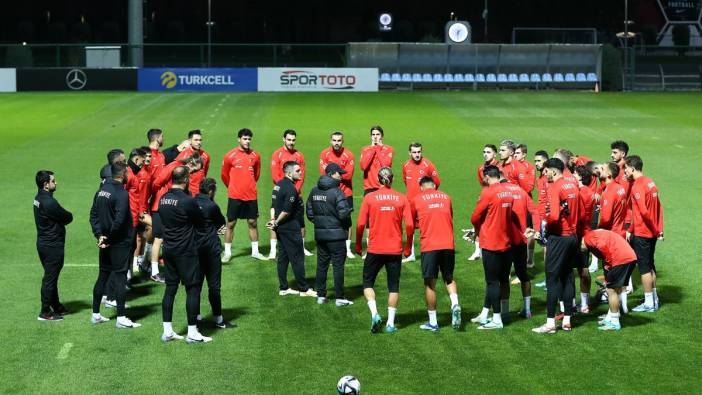 A Milli Futbol Takımı, hazırlıklarını sürdürdü