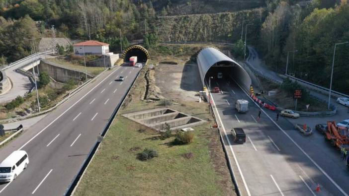 Bolu Dağı Tüneli'ne heyelan engeli