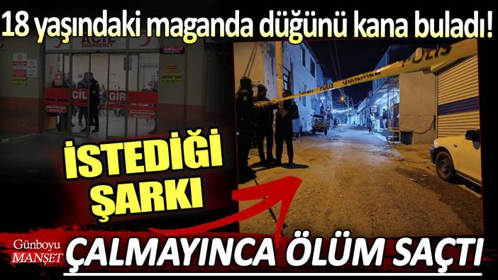 İstediği şarkı çalmayınca dehşet saçtı: 18 yaşındaki maganda düğünü kana buladı...