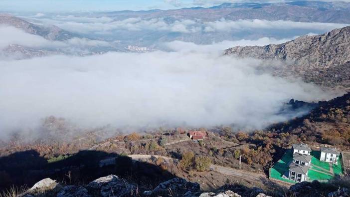 Amasya’da sis etkili oldu