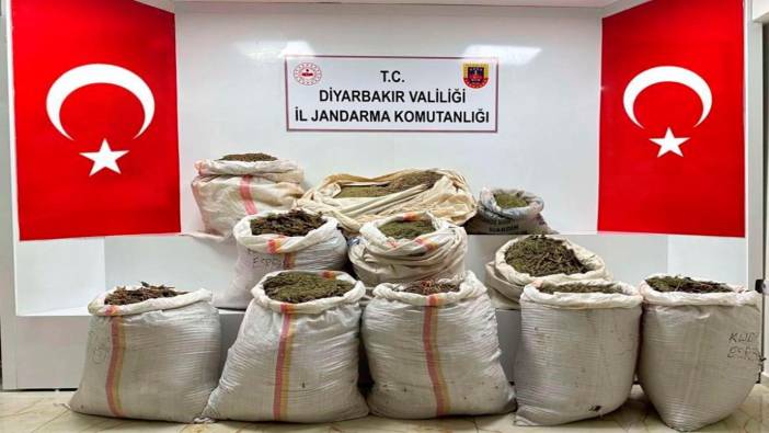 Diyarbakır’da 296 kilo uyuşturucu ele geçirildi