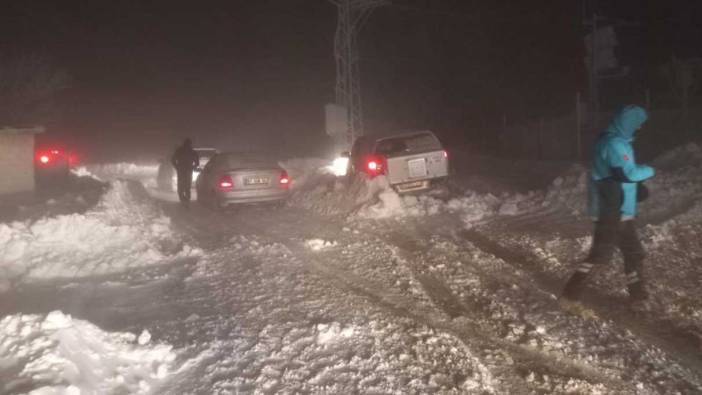 Yayla'da mahsur kalanlar için ekipler seferber oldu