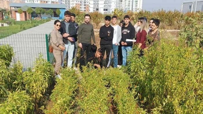 Diyarbakır’da lise öğrencilerine ağaç yetiştirme hakkında bilgi verildi