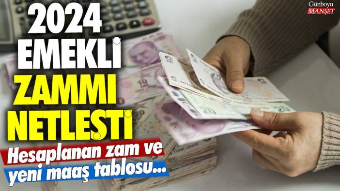 SSK, Bağ-Kur ve bütün emekliler dikkat! 2024 emekli zammı netleşti! Hesaplanan zam ve yeni maaş tablosu...