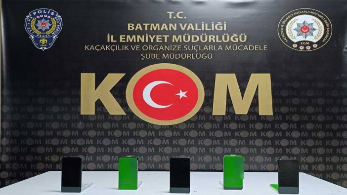 Batman'da kaçakçılık operasyonu: 9 gözaltı