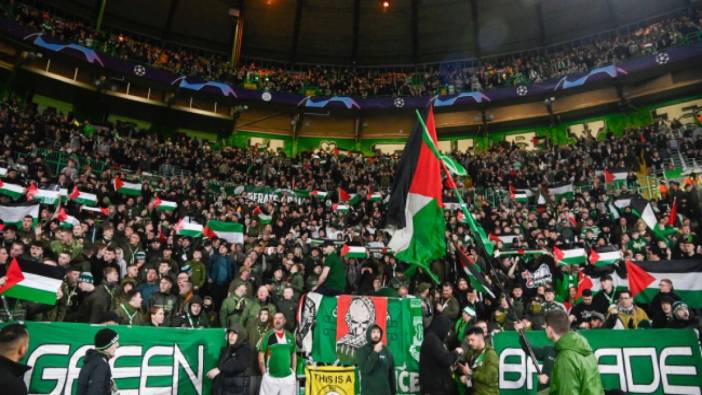 Filistin'e destek veren Celtic'e UEFA'dan para cezası