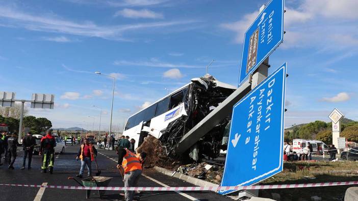 Denizli'de otobüs kazası: Çok sayıda yaralı var!