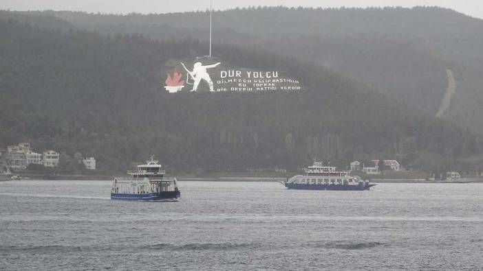 Çanakkale yolcuları dikkat! Tüm feribot seferleri iptal edildi!