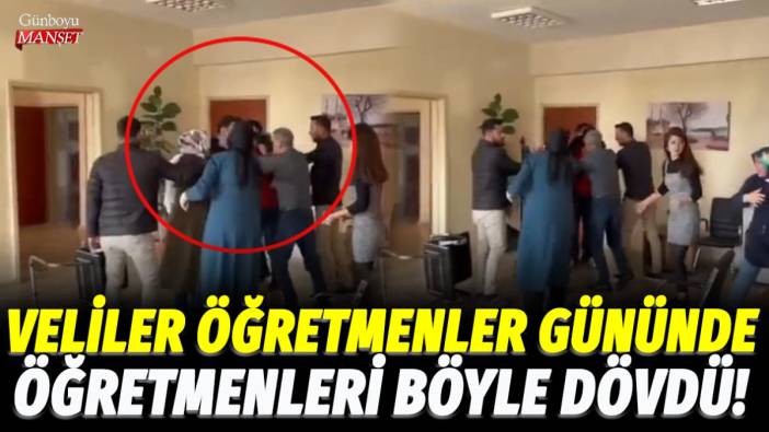 Şanlıurfa'da veliler Öğretmenler Günü'nde öğretmenleri dövdüler