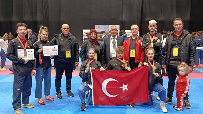 Millilerden Avrupa Poomsae Şampiyonası'nda gururlandıran başarı