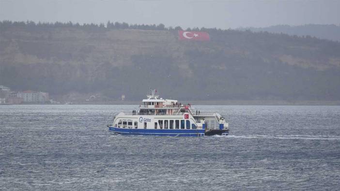 Çanakkale'de yarın bazı feribot seferleri yapılamayacak