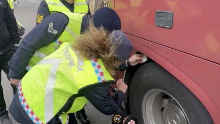 İstanbul'da kış lastiği denetimi yapıldı