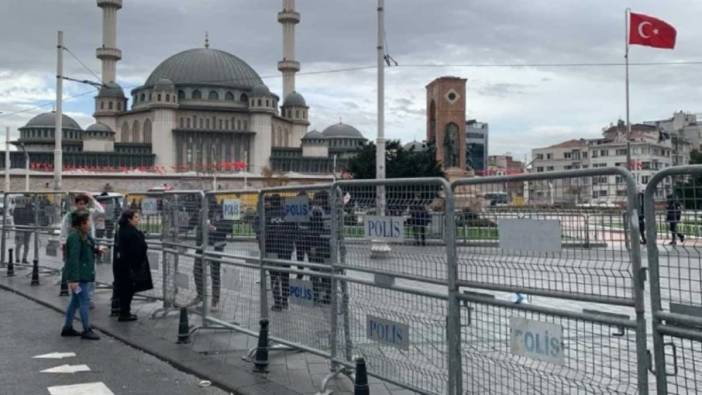 Taksim Meydanı kapatıldı! Bariyerlerle çevrildi