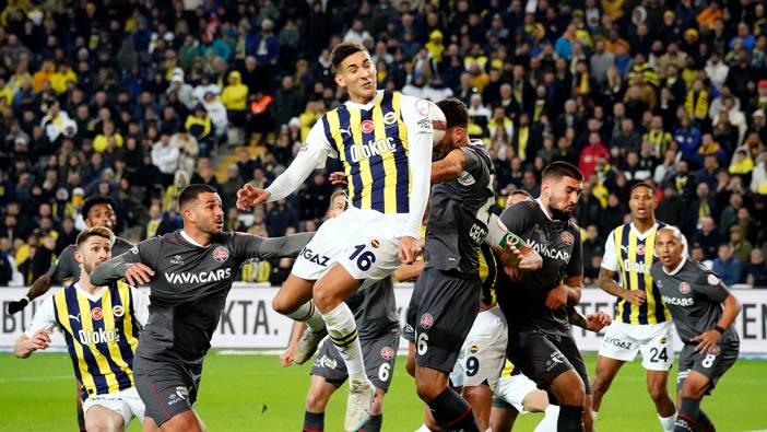 Fenerbahçe, Fatih Karagümrük'ü 2-1 mağlup etti